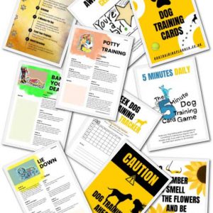 Illustrated Dog Training Cheat Sheets